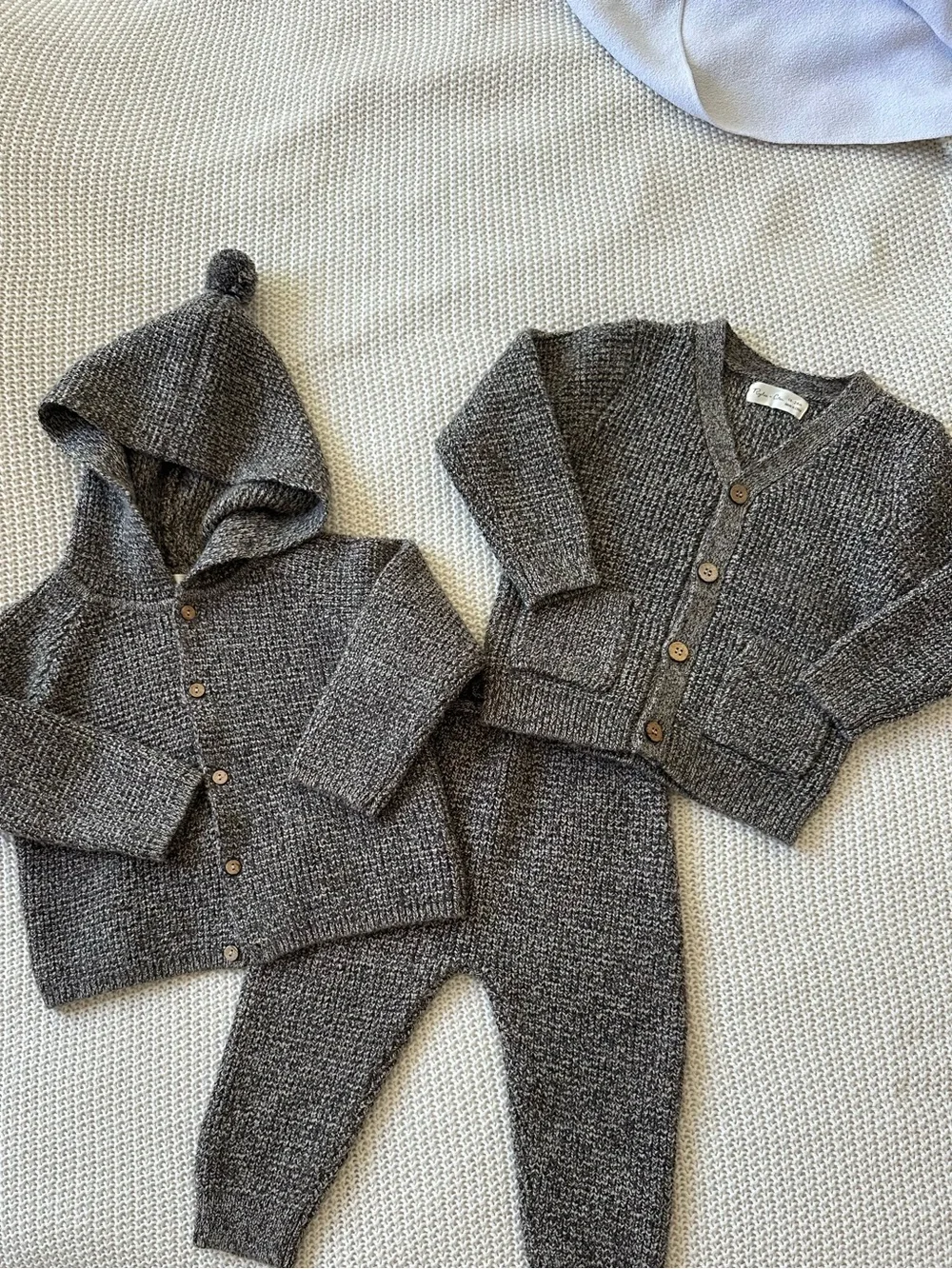 Rylee + Cru Tassel Cardigan, pant and sweater